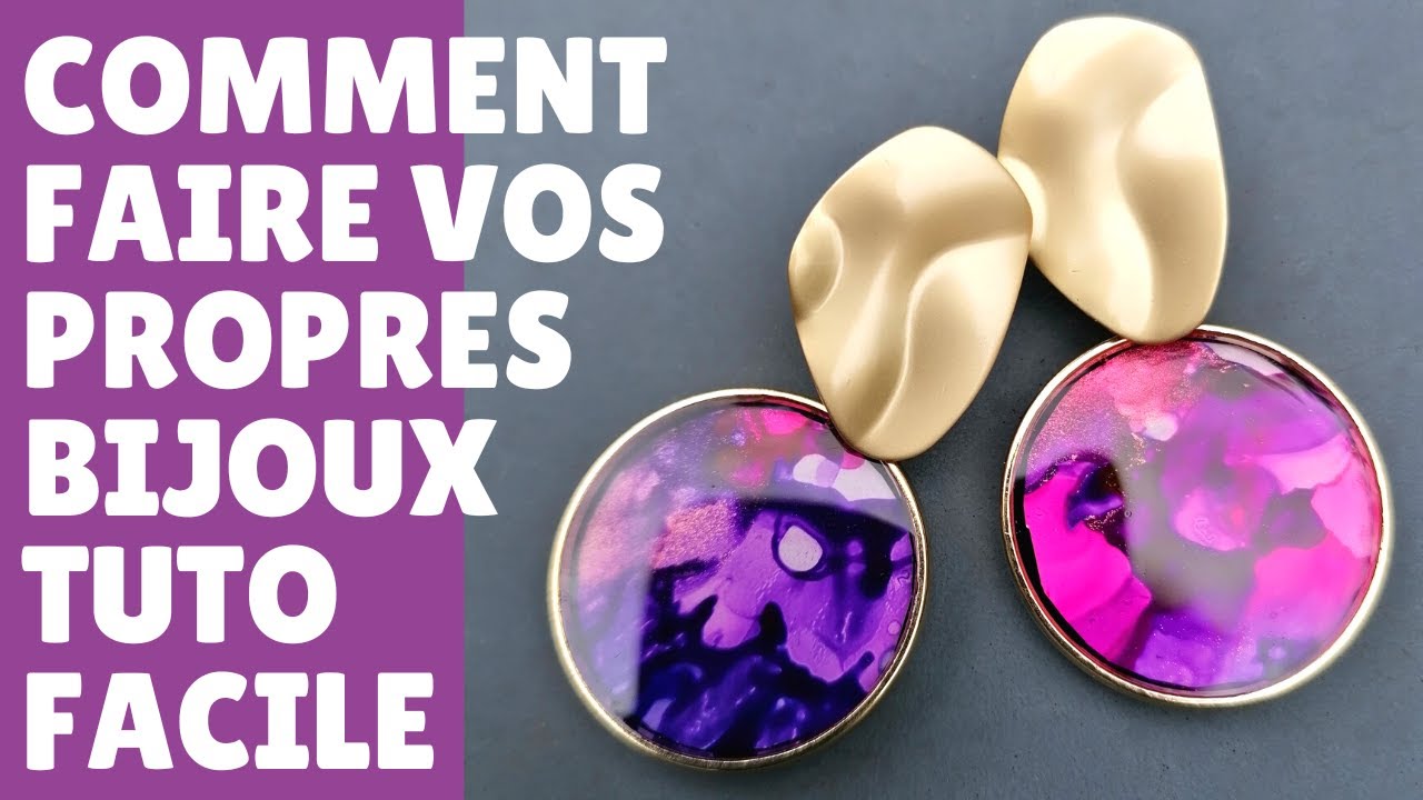 Page De Garde Bijou TUTORIEL RESINE Comment Créer ses Propres Bijoux en Résine Epoxy/Facile