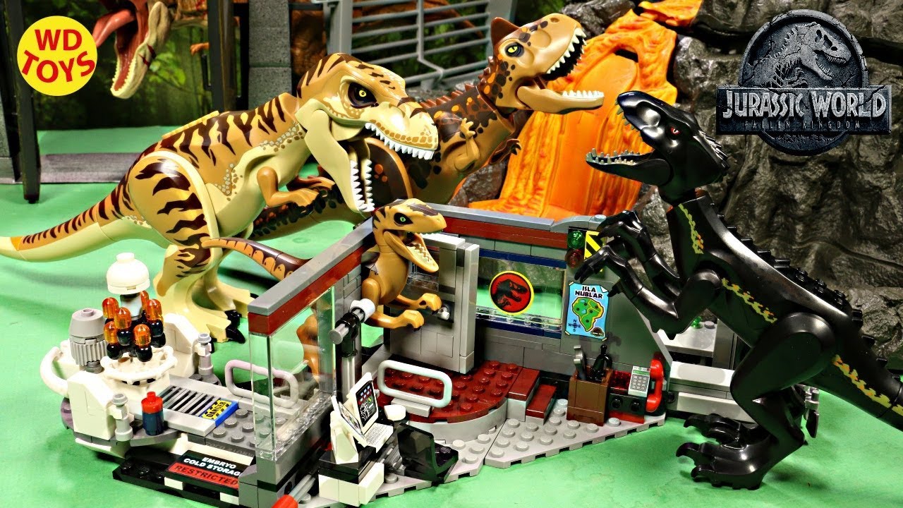 12x Dinos`fit Jurassic World Lego Dinosaur Tyrannosaurus TRex Park Raptor Toy DE 