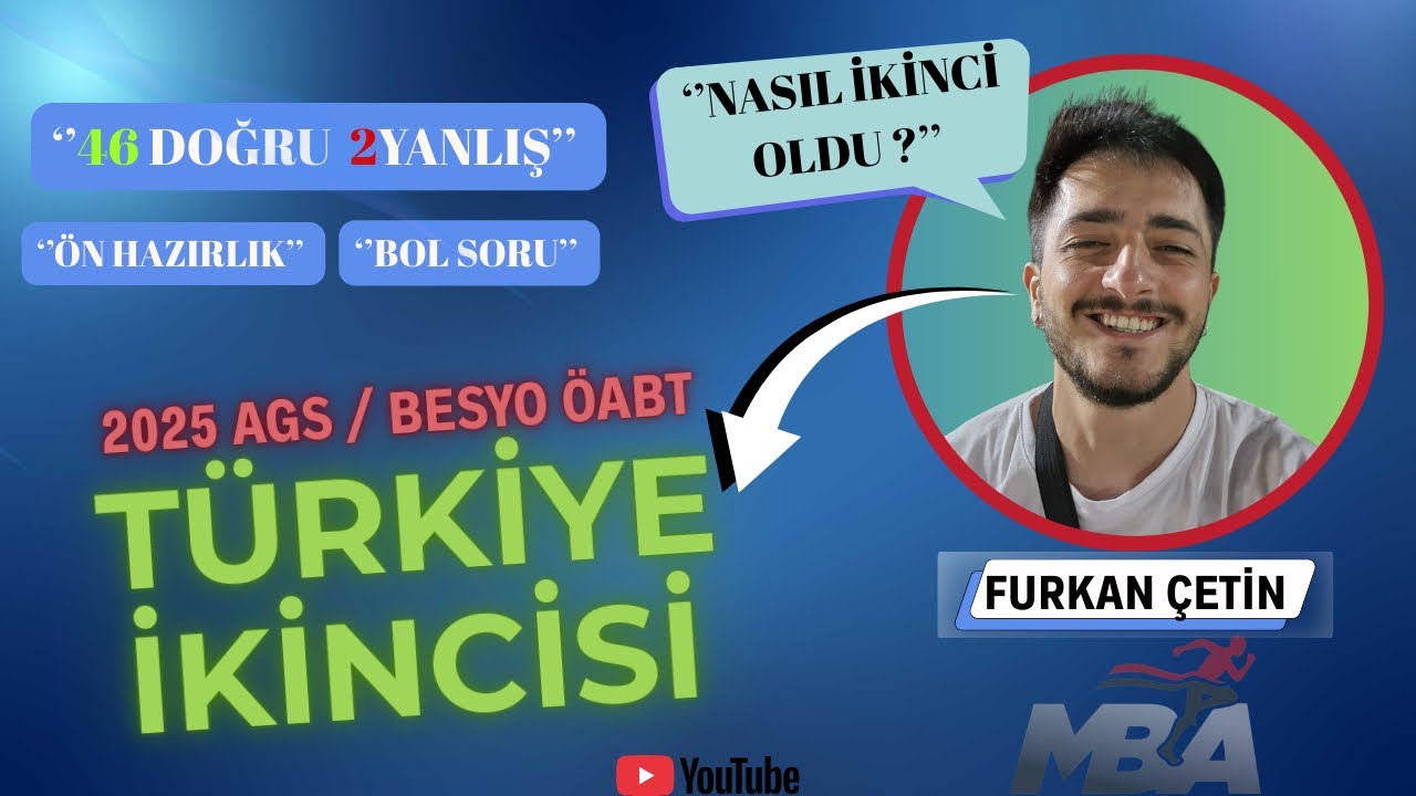 02. TÜRKİYE İKİNCİSİ FURKAN ÇETİN İLE 