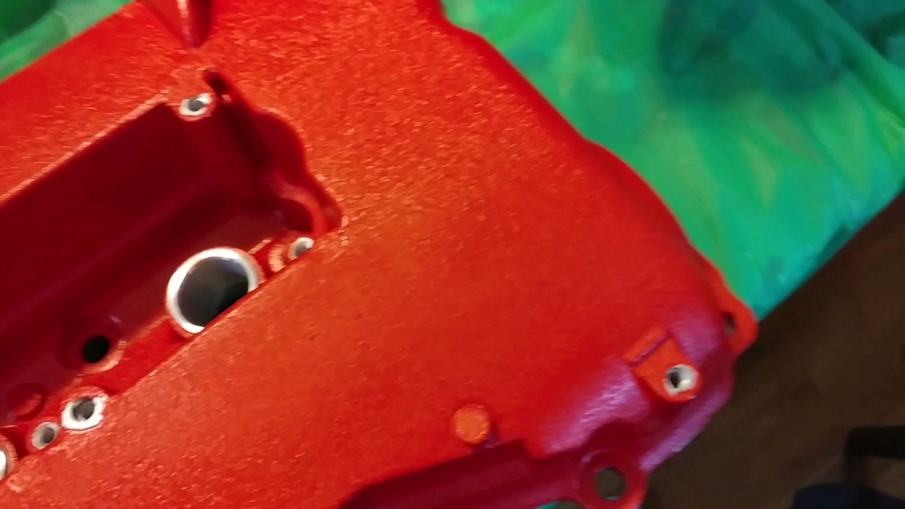 Evo x Valve Cover Painted Wrinkle Red YouTube