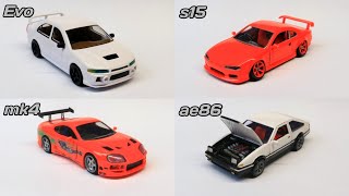 4 AMAZING handmade cars | lancer EVO, silvia S15, trueno AE86 and supra MK4 by ANK Creative 7,929 views 8 months ago 55 minutes