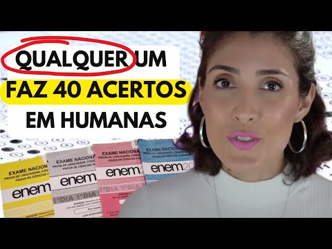 VÁ DE 0 A 40 ACERTOS EM CIÊNCIAS HUMANAS NO ENEM MUITO RÁPIDO: Método da Maratona!