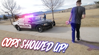 HOVERBOARD CHALLENGE with MOREJSTU! *cops came*