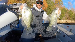 Catching SLAB CRAPPIE On BRUSHPILES Using Lowrance ACTIVE TARGET!! (Presented by @midwayusa )
