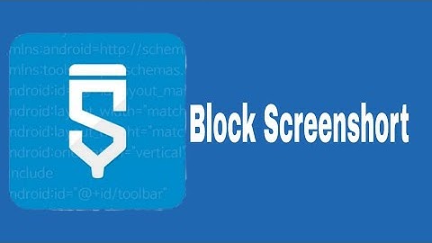 How to block screenshot in Sketchware App