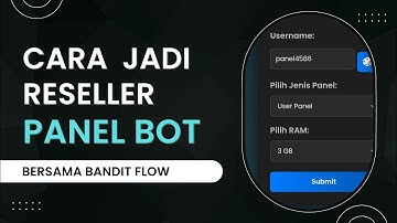 JANGAN SKIP!! 😱 Cara jadi reseller panel bot whatsapp/telegram cukup modal sekali klik?