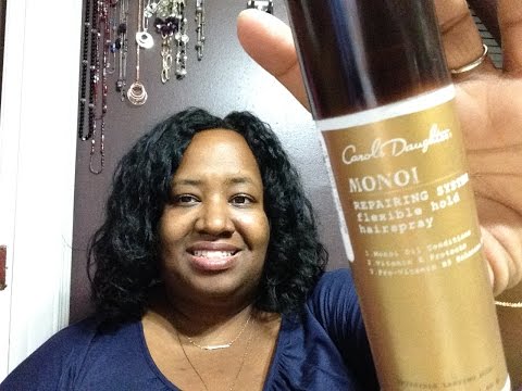 Video: I Tried It: Carol's Daughter Monoi Flexible Hold Hairspray