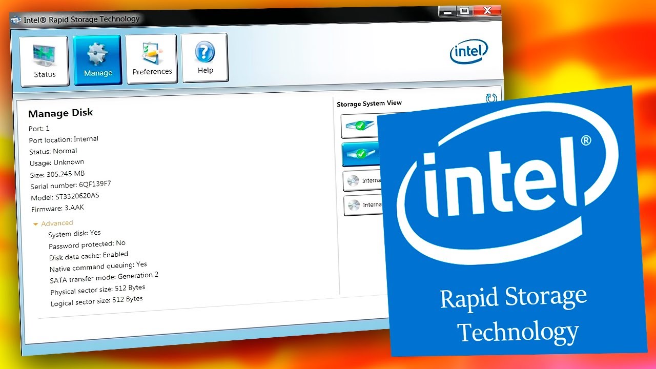 Установка интел. Intel Rapid Storage Technology. Intel Rapid Storage Technology Driver. Интел Рапид сторадж драйвер. Драйвер и утилита Intel Rapid Storage Technology ver:19.5.5.1052.