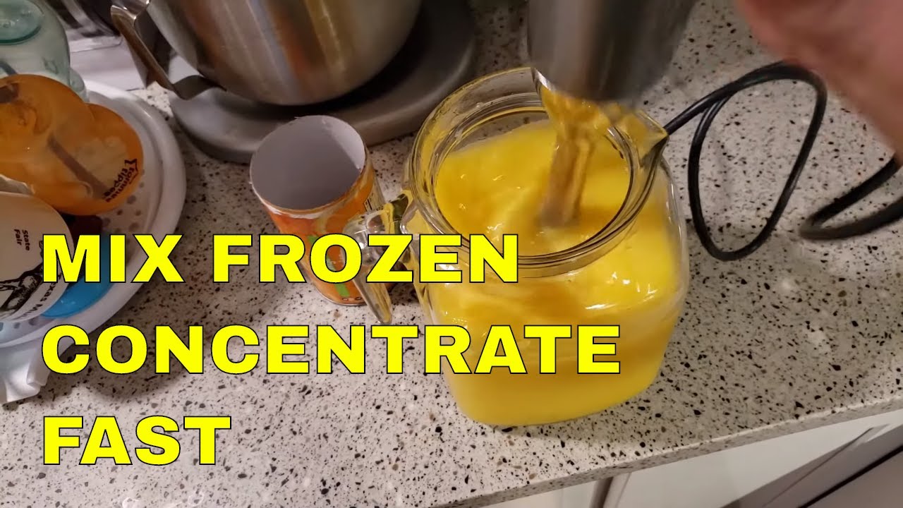 How Is Frozen Juice Concentrate Prepared?