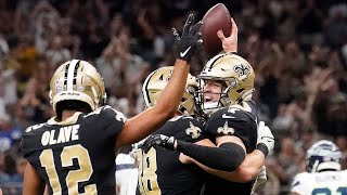Taysom Hill's best plays in 4-TD game | Saints Seahawks Highlights | 2022 NFL Week 5