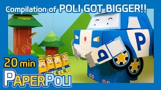 #Special compilation 8 - Poli got bigger Relay | Paper POLI [PETOZ] | Robocar Poli Special