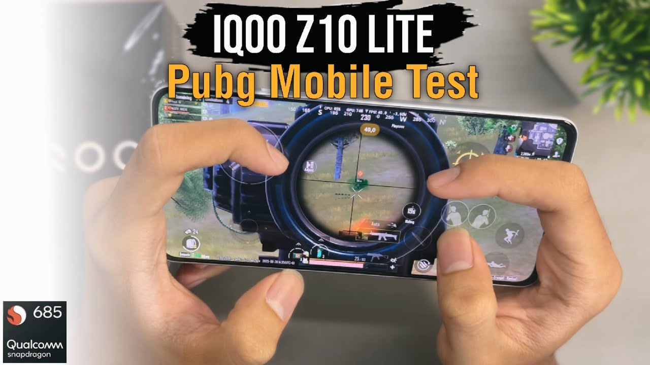 iQOO Z10 Lite Snapdragon 685 Pubg Mobile Gaming Test
