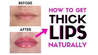 Plump Full Lips - How to Get Bigger Lips Naturally - Top 10 Natural Lip Plumper Tips