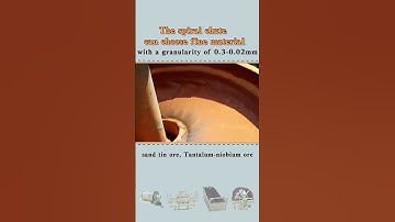 What size and material are spiral chutes suitable for?