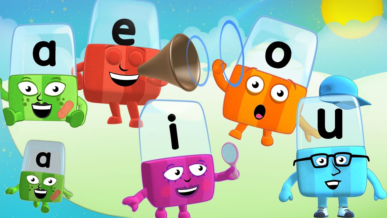 @officialalphablocks - Say Hello to the Vowels | Learn to Read | Back ...