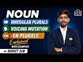 Noun: Irregular Plurals | Voicing Mutation | -En Plurals आसान तरीके से | Rohit Sir