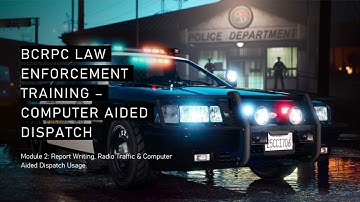 BCRPC Law Enforcement Training - Computer Aided Dispatch (CAD)