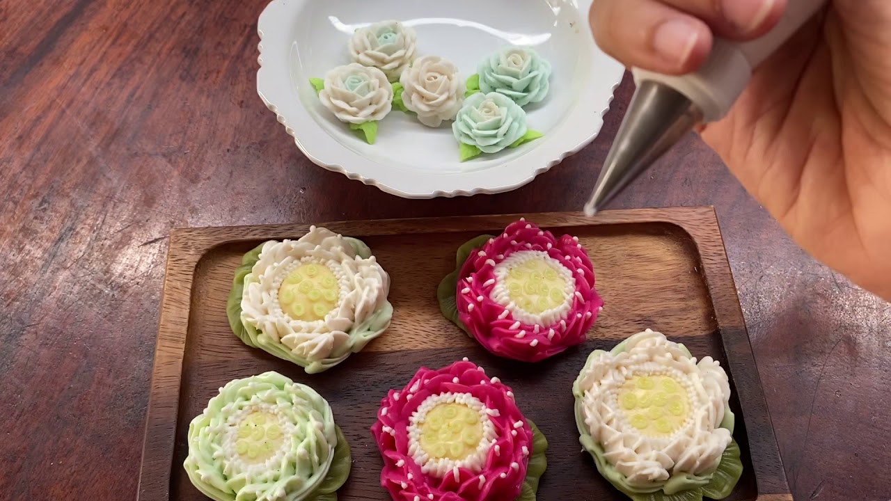 ทำฐาน อาลัวดอกบัว  ดอกบัวพับกลีบ