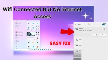 "Wifi Connected but no internet access" | no internet secured in windows 11