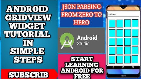 GridView android studio | Android GridView tutorial | Grid View Android Java | Android for beginners