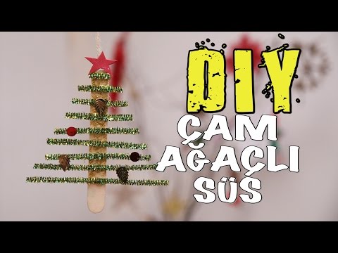DIY Çam Ağacı - Yılbaşı Süsü / DIY Christmas Tree