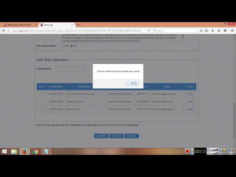 How to register team on GTU PMMS for GTU project 2018