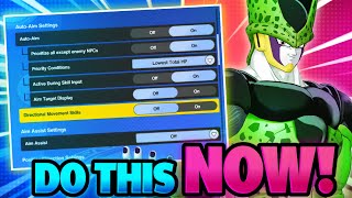 DO THIS ASAP!! BEST SETTINGS FOR YOUR ACCOUNT!! 🔥 (Dragon Ball Gekishin Squadra) 