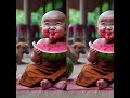Little funny monk so cute #shorts #viral #funny