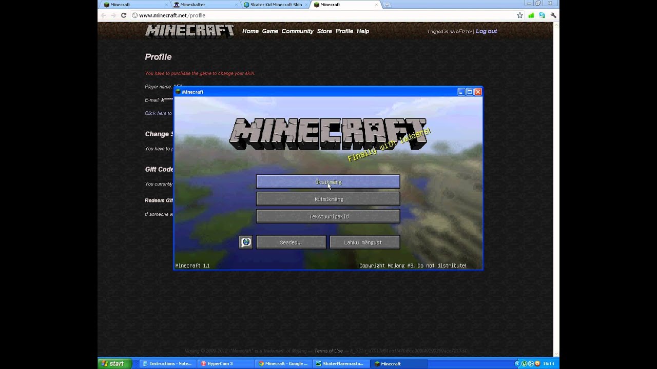 How to put a skin in Minecraft: instruction How to put a skin in Minecraft: instruction