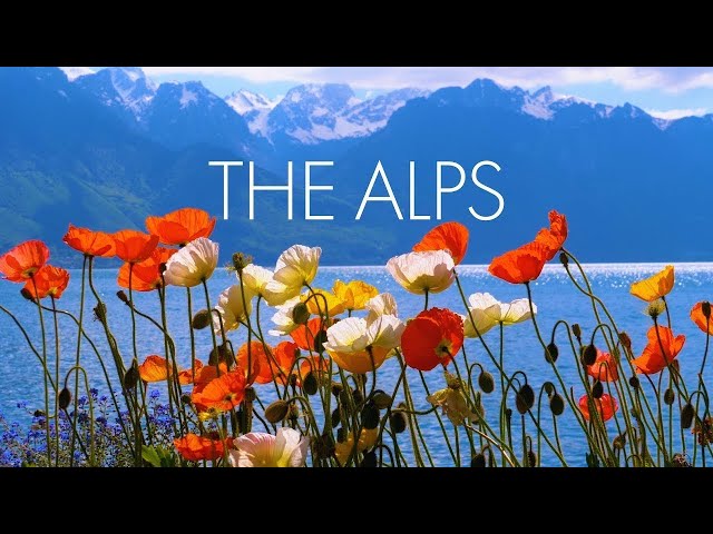 The Alps, AMAZING Beautiful Nature with Soothing Relaxing Music, 4k Ultra HD by Tim Janis class=