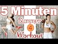 5 Min Workout - Tabata Training - Fett verbrennen am ganzen Körper - Summer Shred