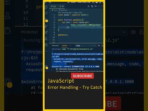 JavaScript in Telugu: Error Handling in JavaScript (Try, Catch) JavaScript Tutorial For Beginners,JS
