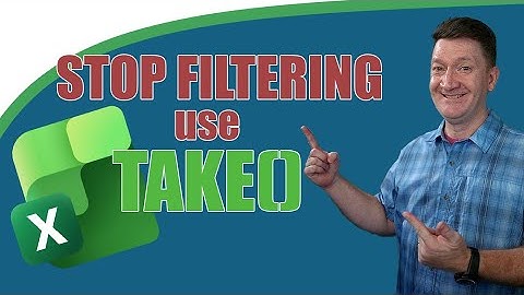 Why Excel Pros Love the TAKE Function (and You Will Too)