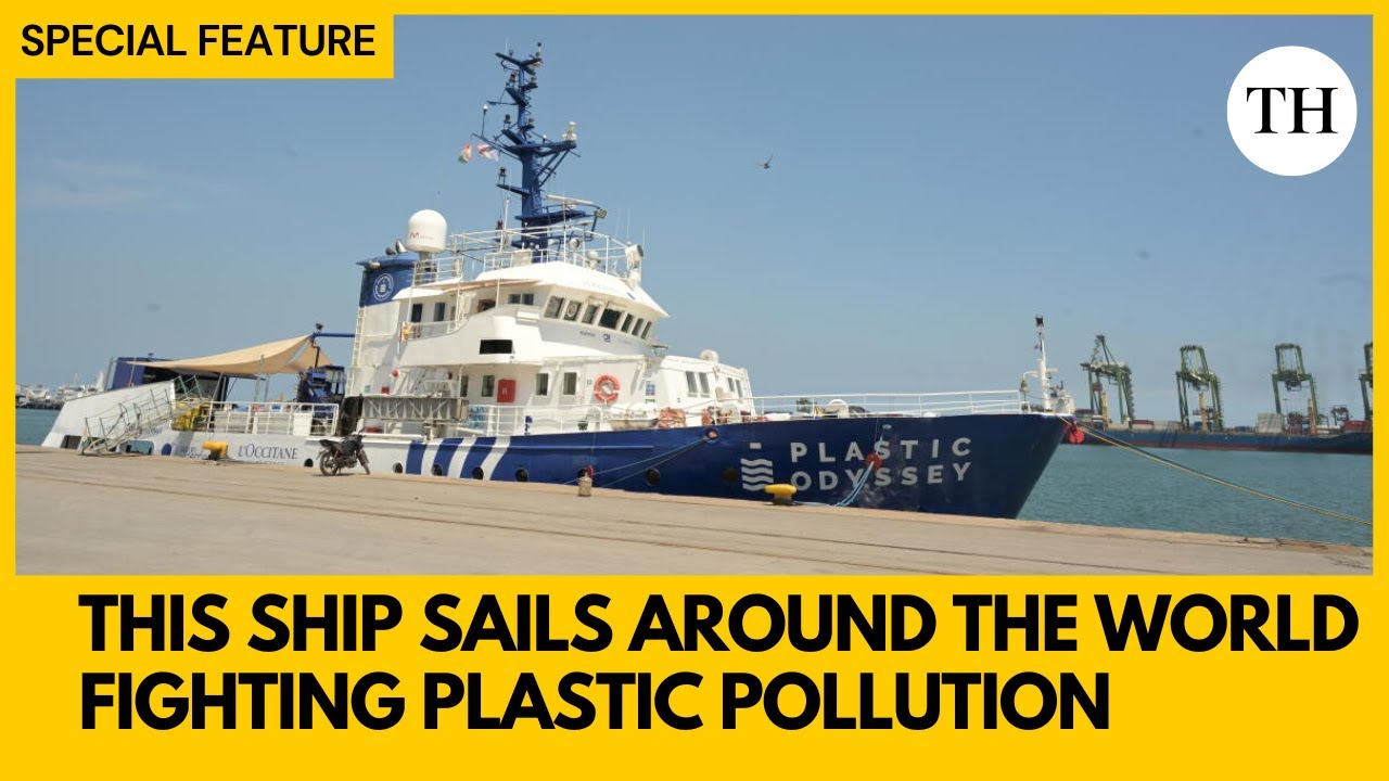 Aboard the Plastic Odyssey, the ship on a mission to fight plastic pollution
