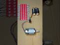 Turn A 775 DC Motor Generator Powering Into Two Bike Fog Light &amp; 14 LED Light #dcmotor #tech #shorts