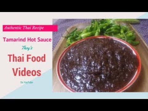 Homemade Thai Tamarind Hot sauce