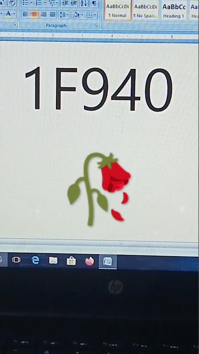 Rose 🥀 emoji Ms word shortcut key #shortcutkeys #msoffice