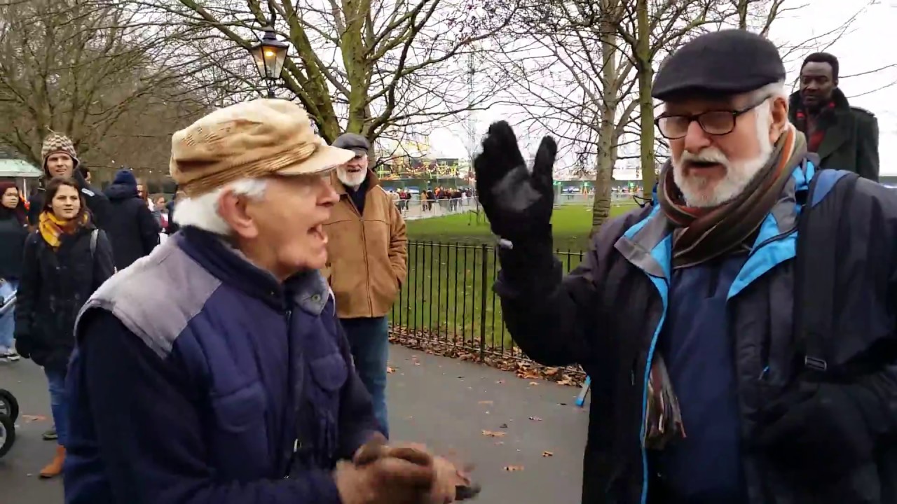 Men of God - Encourage Atheist - Speakers Corner Hyde Park London 31-12 ...