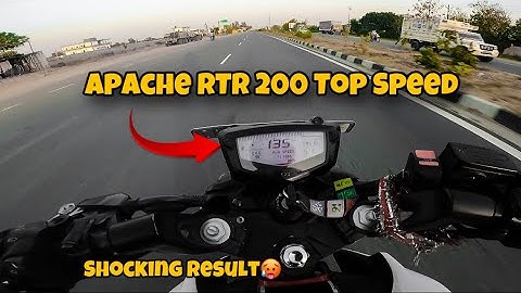Apache RTR 200 4v Top Speed Test🔥 || Still apache rtr 200 4v is Segment killer? 🤔