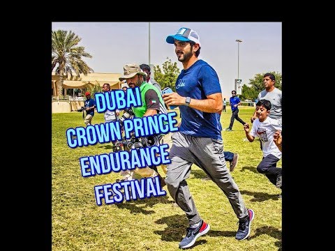 Sheikh Hamdan (فزاع Fazza) attended the Dubai Crown Prince Endurance Festival