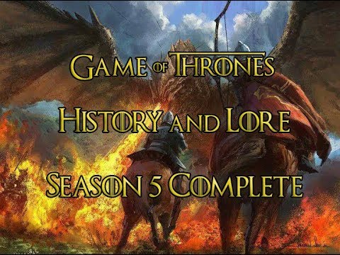 Game Of Thrones Histories And Lore Season 5 Complete Eng And