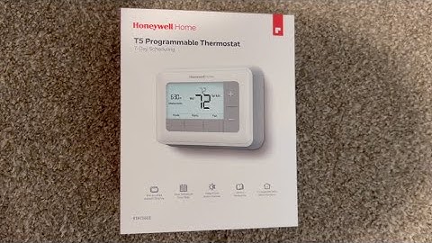 Thermostat Replacement - T5 Honeywell