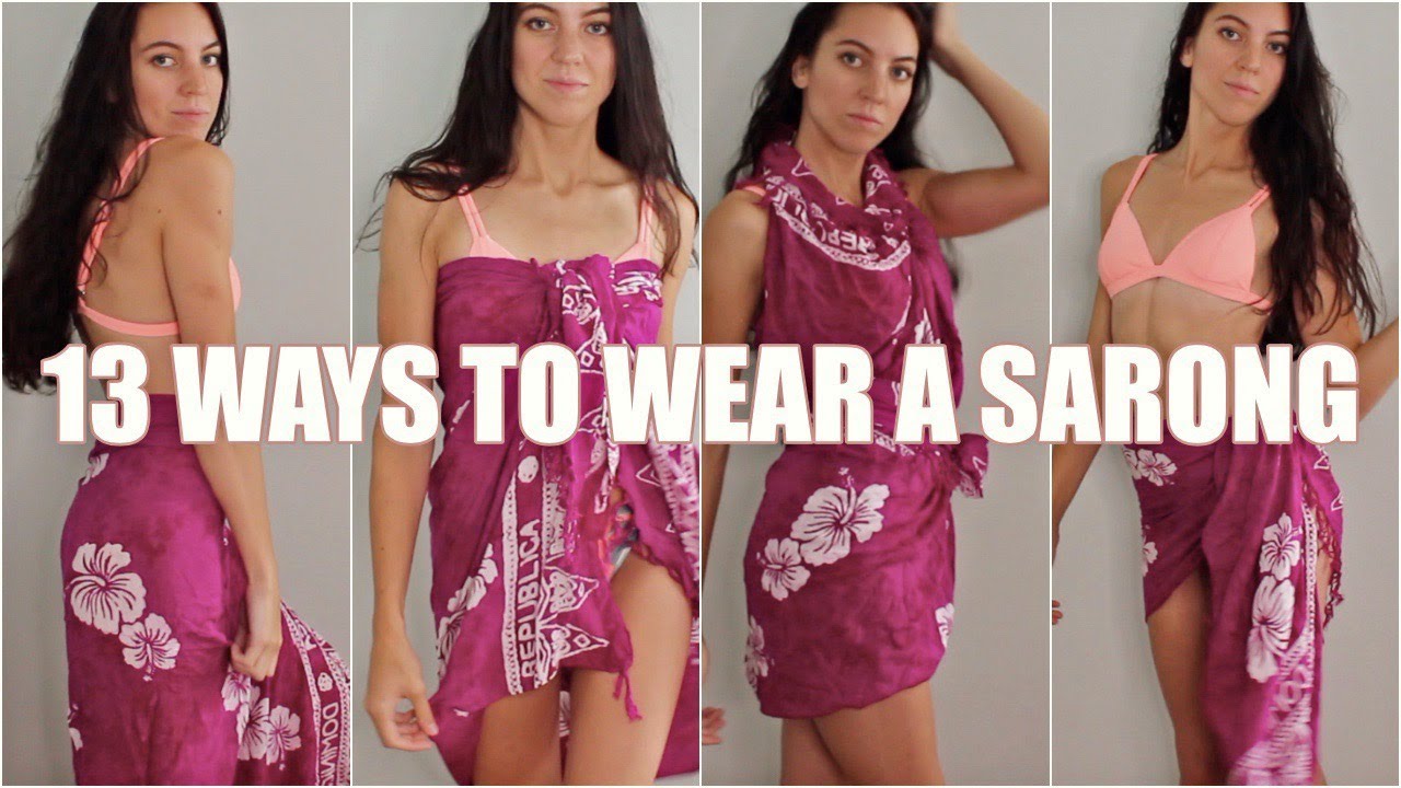 How To Tie A Sarong Different Ways PureWow, 48% OFF