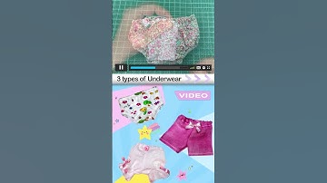 Underwear for Waldorf doll ▶️ Bloomers, Boxers & Panties. Video tutorial with Patterns | MauGifts