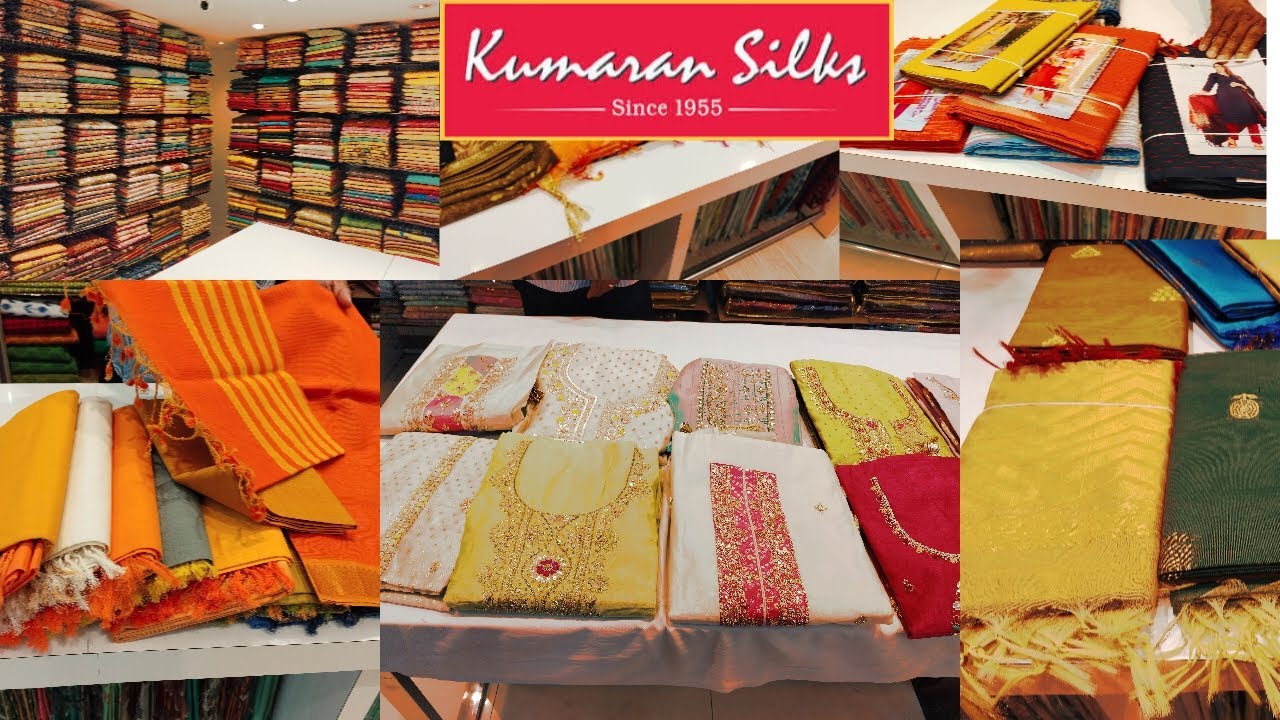 T Nagar Kumaran Silks Chudithar Material Collections || Silk Cotton || Organza ||Tissue || Chanderi