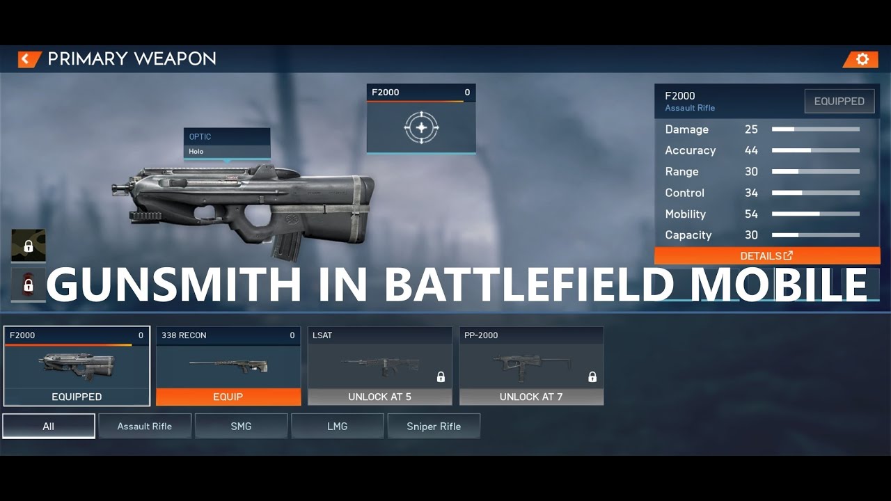 EARLY ACCESS! GUNSMITH IN BATTLEFIELD MOBILE | AGENTHP