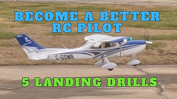 How to land RC planes - 5 landing drills to make your landings better and stress free