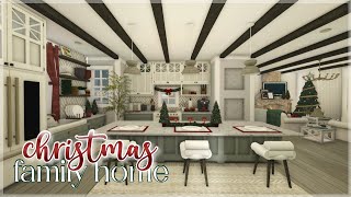 Bloxburg | Christmas Family Home | Roblox | House Build