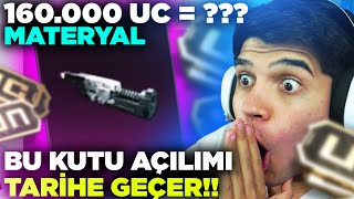 Tari̇he Geçecek En İyi̇ Kutu Açilimi 160.000 Uc ??? Materyal Pubg Mobile