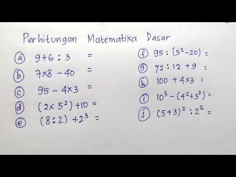Video: Apa itu penghitungan dalam matematika?